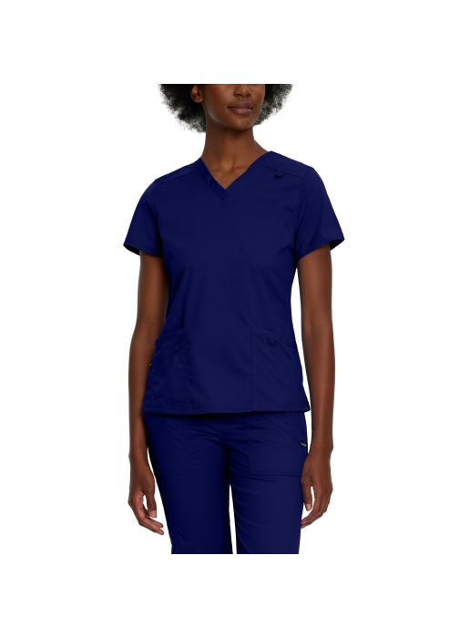 4160 WOMEN'S - Landau ProFlex Women's 3-Pocket V-Neck Scrub Top