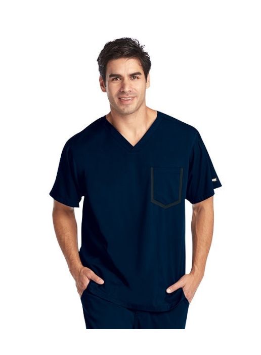 GREYS ANATOMY IMPACT 0118X 3XL INDIGO MALE TOP