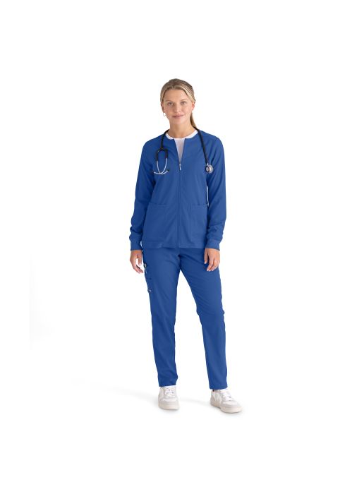 GREYS ANATOMY STRETCH GRSW873 NEW ROYAL XS FEMALE REGULAR WARM UP/SWEATSHIRT