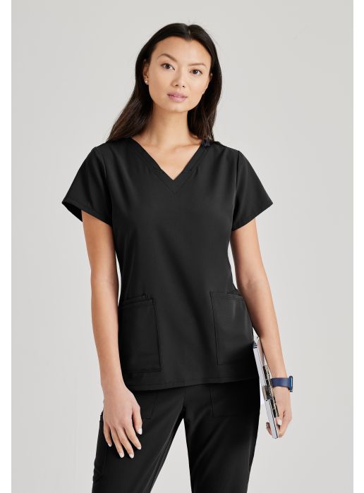 BUT167 Barco Unify Women's 4 Pocket V-neck Top