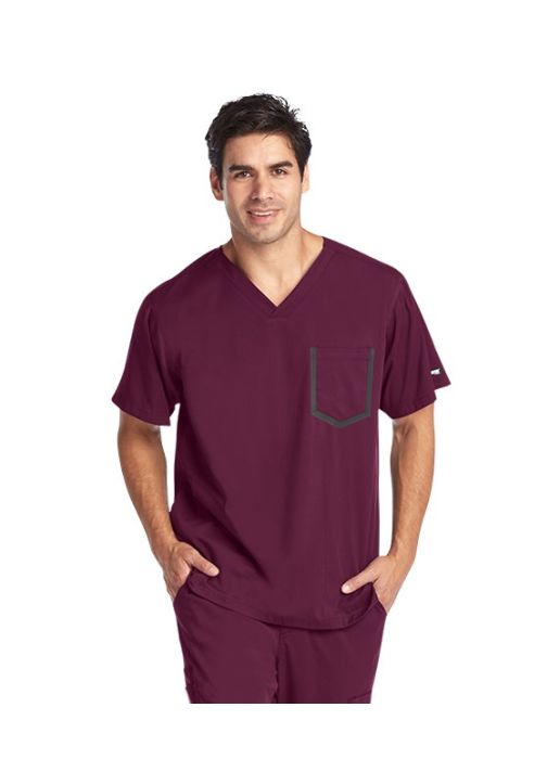 GREYS ANATOMY IMPACT 0118 MALE WINE S TOP  image 883884169564
